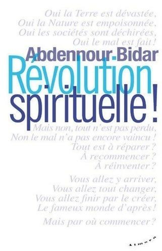 Révolution spirituelle ! - Abdennour Bidar - Livre