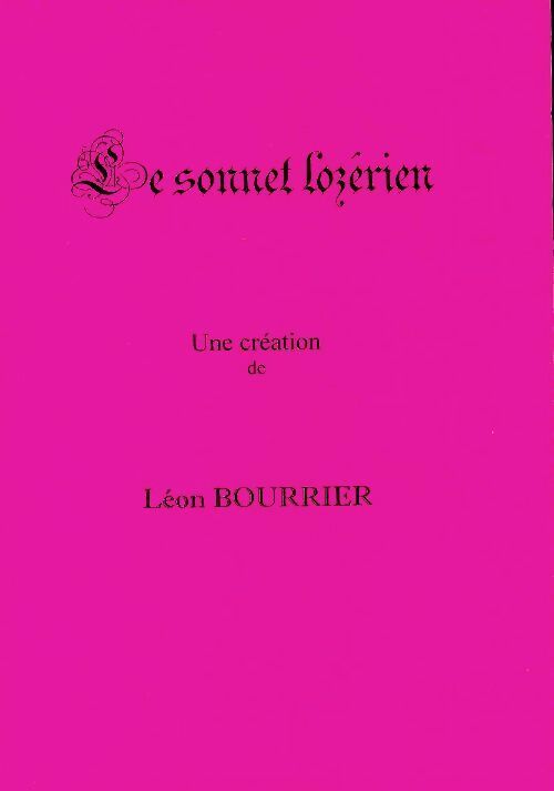 Livrenpoche : Le sonnet lozérien - Léon Bourrier - Livre