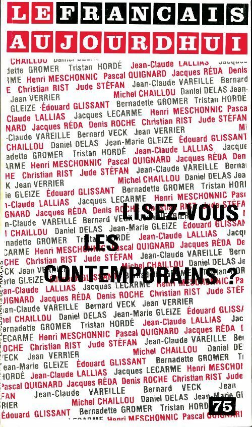 Livrenpoche : Le français aujourd'hui n°75 - Collectif - Livre