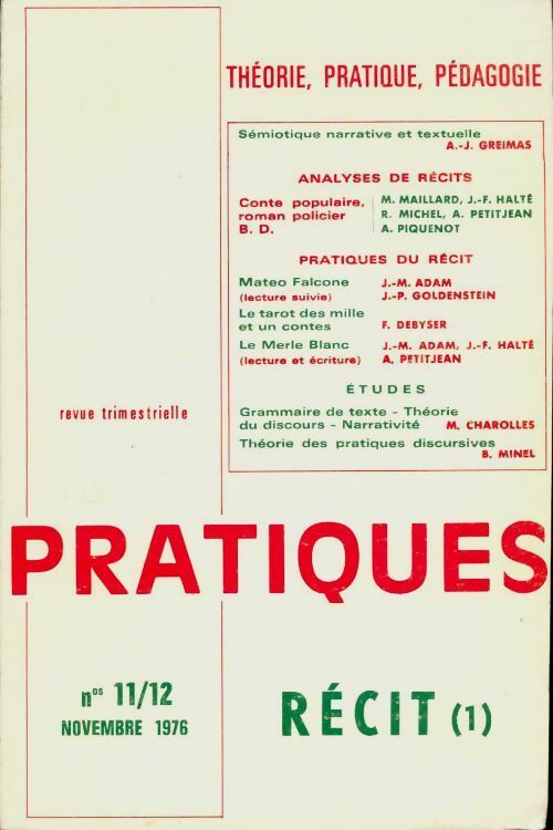 Livrenpoche : Pratiques n°11-12 - Collectif - Livre