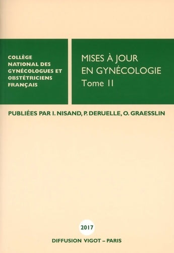 Livrenpoche : Mises à jour en gynécologie Tome II - Collectif - Livre