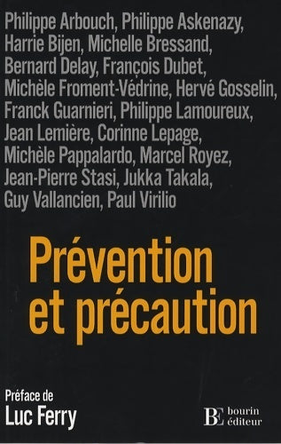 Livrenpoche : Prévention et précaution - Collectif - Livre