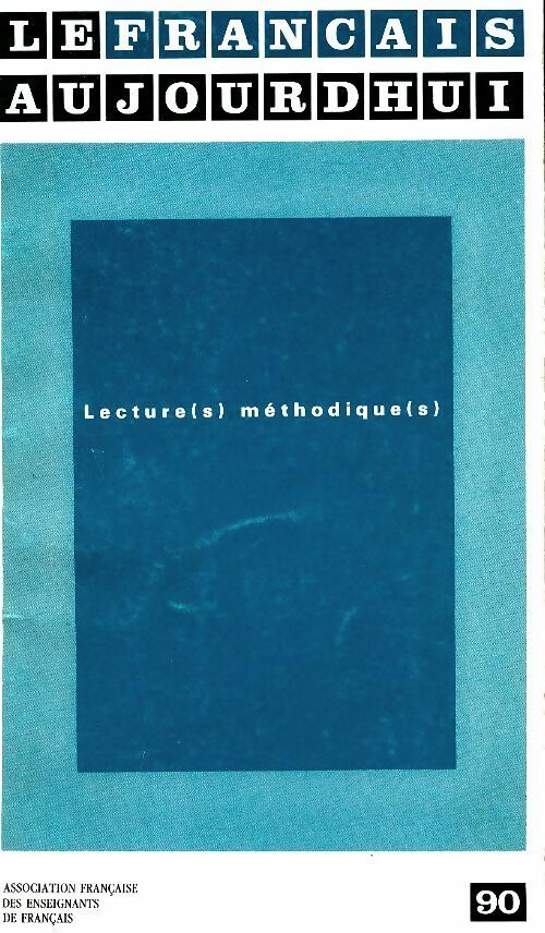 Livrenpoche : Le français aujourd'hui n°90 - Collectif - Livre