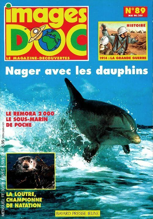 Livrenpoche : Images doc n°89 : Nager avec les dauphins - Collectif - Livre