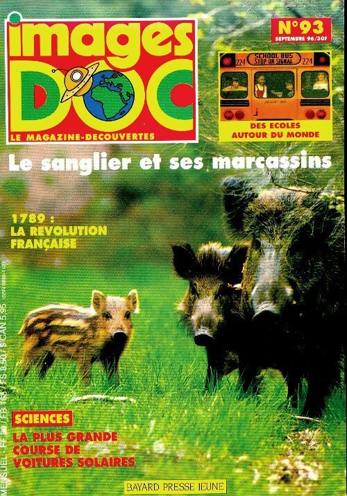 Livrenpoche : Images doc n°93 : Le sanglier et ses marcassins - Collectif - Livre