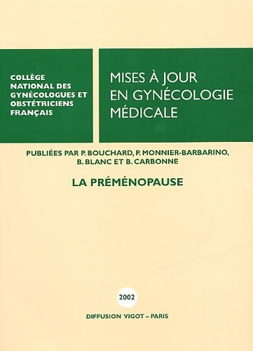 Livrenpoche : Mises à jour en gynécologie médicale : La pré-ménopause - Collectif - Livre