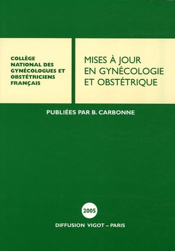 Livrenpoche : Mises à jour en gynécologie et obstétrique - Collectif - Livre