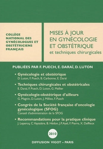 Livrenpoche : Mises à jour en gynécologie et obstétrique et techniques chirurgicales - Collectif - Livre