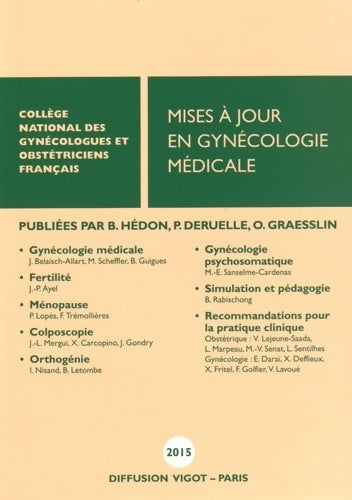 Livrenpoche : Mises à jour en gynécologie médicale - Collectif - Livre
