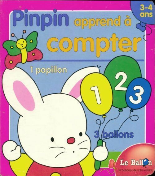 Livrenpoche : Pinpin apprend à compter 3-4 ans - Collectif - Livre