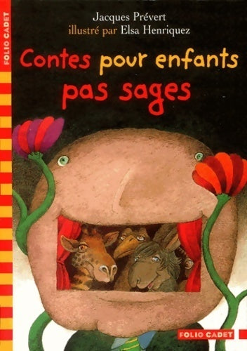 Livrenpoche : Contes pour enfants pas sages - Jacques Prévert - Livre