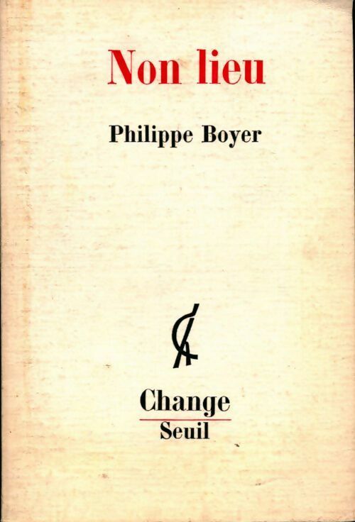 Livrenpoche : Non lieu - Philippe Boyer - Livre