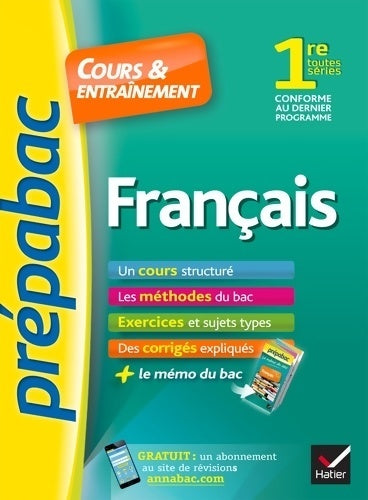 Livrenpoche : Français 1ère toutes séries - Bertrand Darbeau - Livre