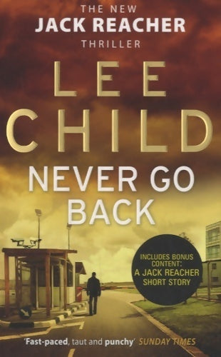 Livrenpoche : Never go back  - Lee Child - Livre