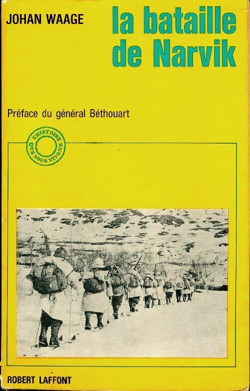 Livrenpoche : La bataille de Narvik - Johan Waage - Livre