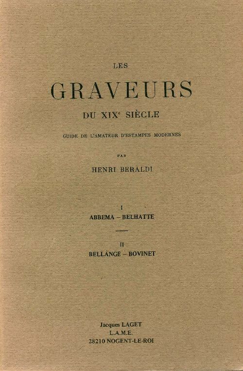 Livrenpoche : Les graveurs du XIXe siècle Tome II - Henri Beraldi - Livre