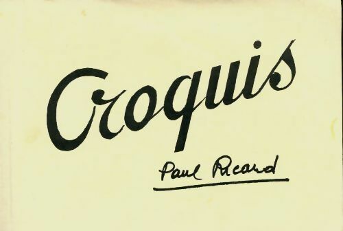 Livrenpoche : Croquis - Paul Ricard - Livre