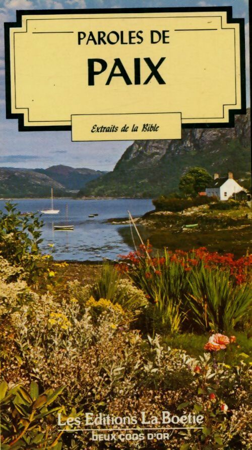 Livrenpoche : Paroles de paix - Collectif - Livre