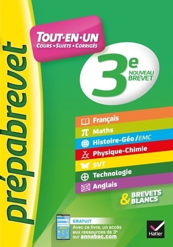 Livrenpoche : Le tout-en-un 3e nouveau brevet - Caroline Bureau - Livre