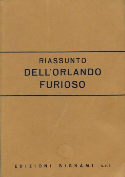 Livrenpoche : Dell'orlando furioso : Ricerche e studi - Collectif - Livre
