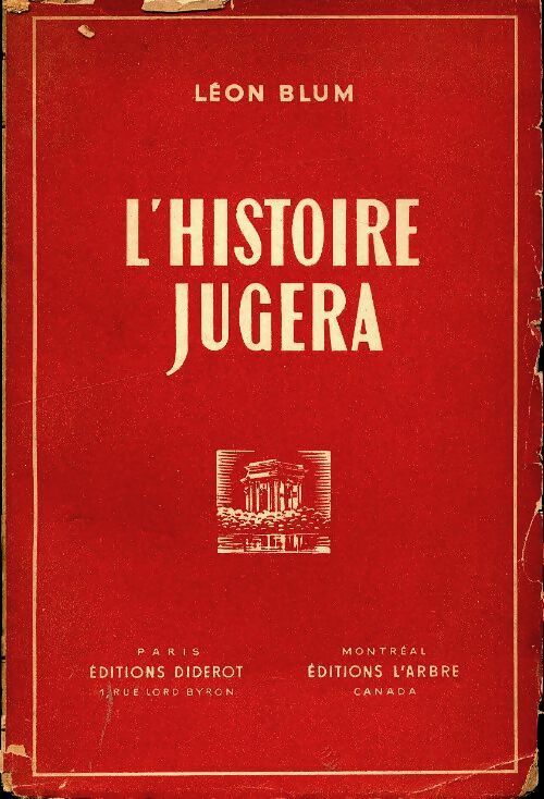 Livrenpoche : L'histoire jugera - Léon Blum - Livre