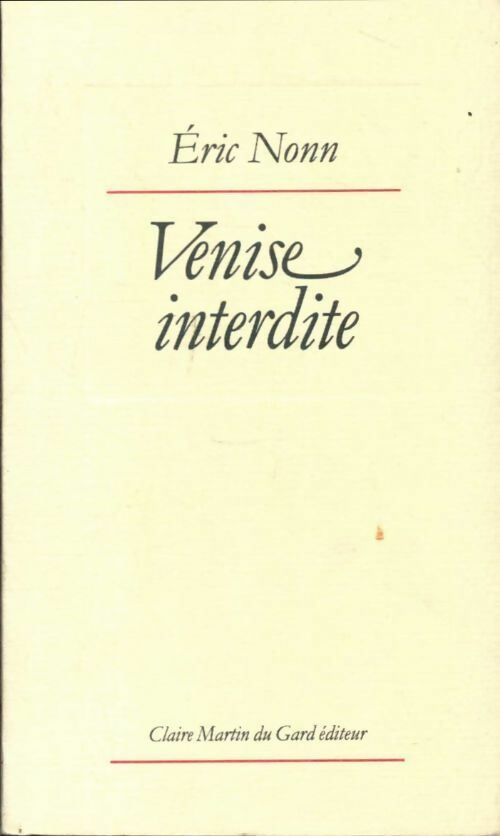 Livrenpoche : Venise interdite - Eric Nonn - Livre