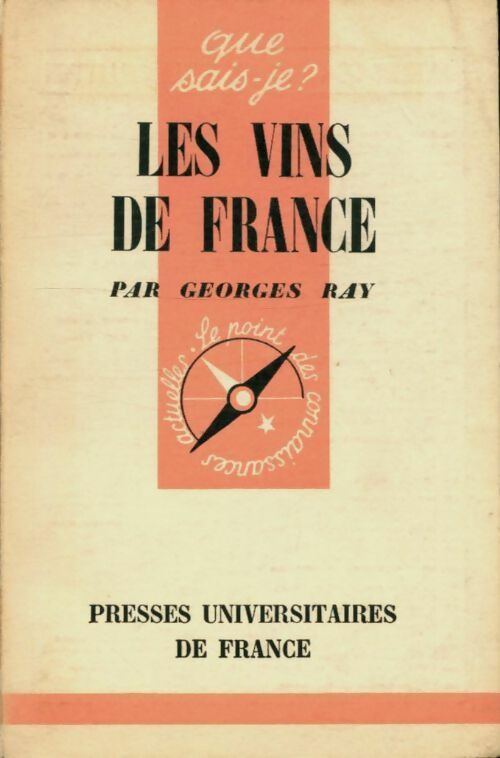 Livrenpoche : Les vins de France - Georges Ray - Livre