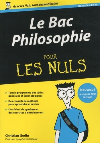 Livrenpoche : Le Bac philosophie pour les nuls 2010 - Christian Godin - Livre