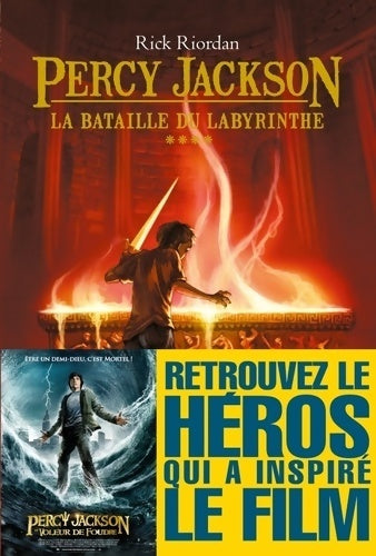 Livrenpoche : Percy Jackson Tome IV : La bataille du labyrinthe - Rick Riordan - Livre
