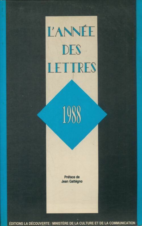 Livrenpoche : L'année des lettres 1988 - Collectif - Livre