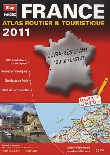 Atlas routier plastifié France 2011 - Collectif -  Blay Foldex GF - Livre