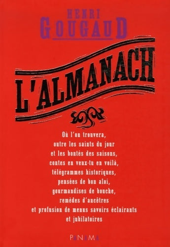 L'almanach 2006 - Henri Gougaud - Livre