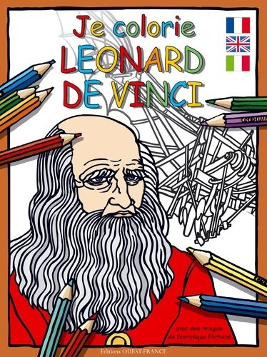 Livrenpoche : Je colorie Léonard de Vinci - Dominique Ehrhard - Livre