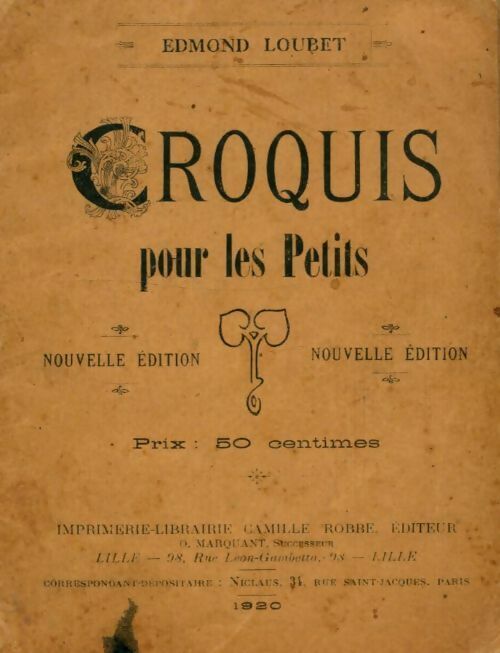 Livrenpoche : Croquis pour les petits - Edmond Loubet - Livre