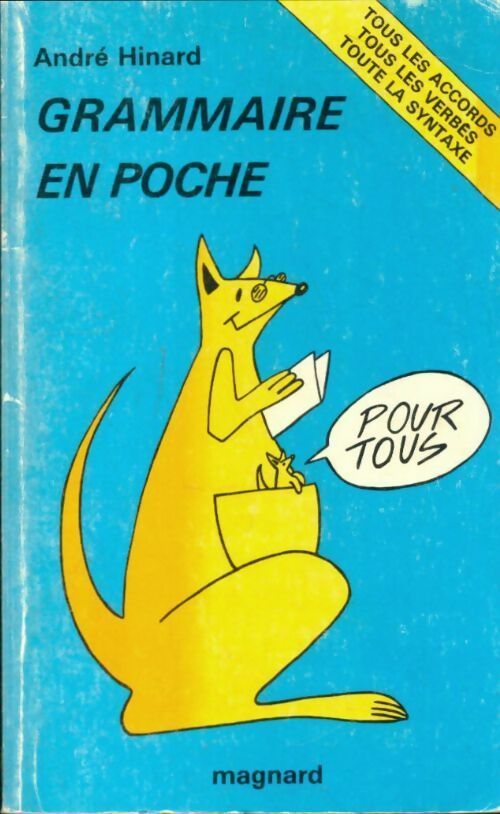 Livrenpoche : Grammaire en poche pour tous - André Hinard - Livre