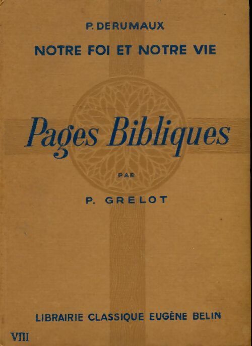 Livrenpoche : Pages bibliques - P. Derumaux - Livre