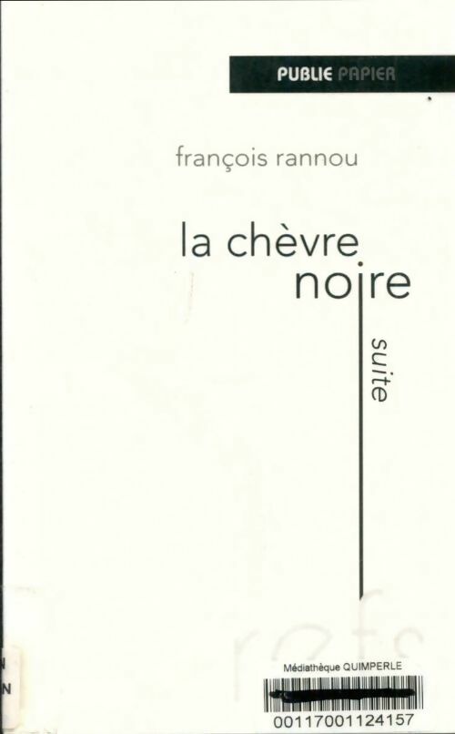 Livrenpoche : La chèvre noire - François Rannou - Livre