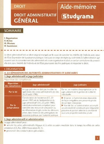 Livrenpoche : Droit administratif général - Alexandre Desrameaux - Livre