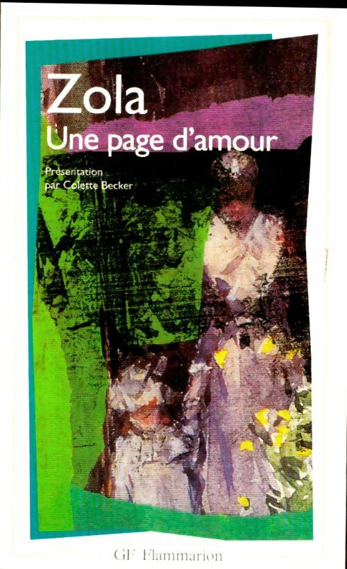 Une page d'amour - Emile Zola - Livre