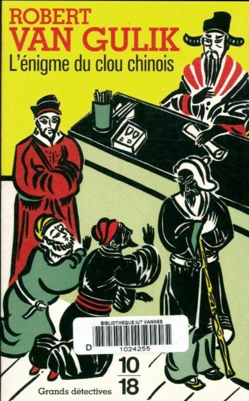 Livrenpoche : L'énigme du clou chinois - Robert Van Gulik - Livre