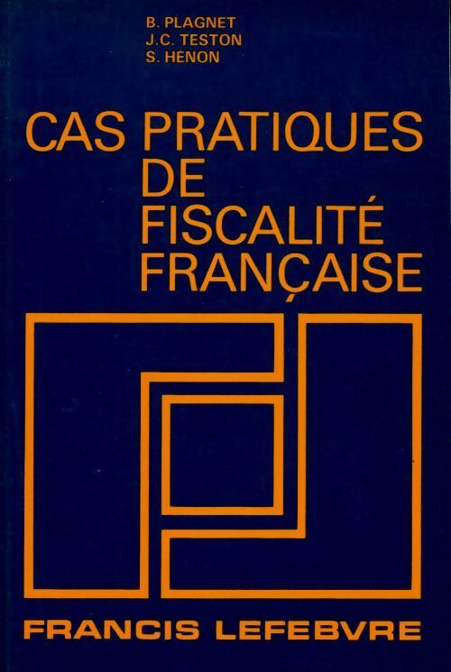 Livrenpoche : Cas pratiques de fiscalité française 1986-1987 - Serge Henon - Livre