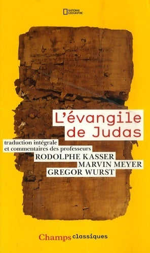 L'évangile de Judas - Rodolphe Kasser - Livre