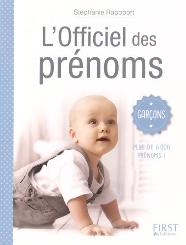 Livrenpoche : L'officiel des prénoms - garçons - Stéphanie Rapoport - Livre