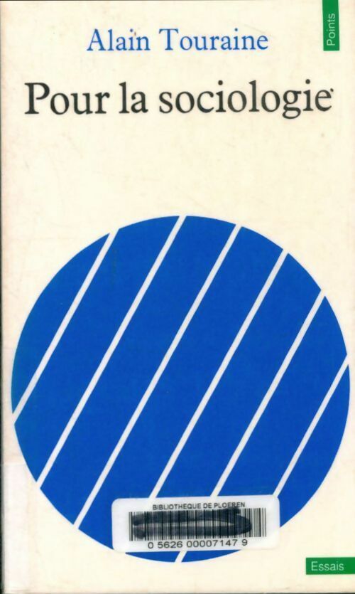Livrenpoche : Pour la sociologie - Alain Touraine - Livre