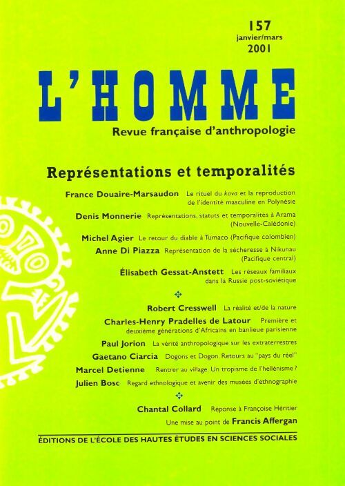 Livrenpoche : L'homme n°157 - Collectif - Livre