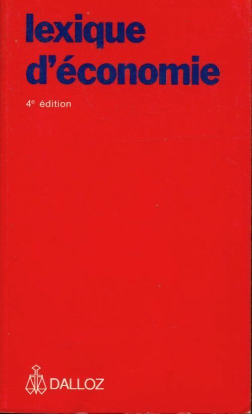 Livrenpoche : Lexique d'économie - Ahmed Silem - Livre