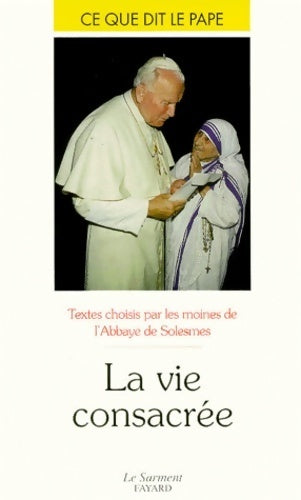 Livrenpoche : La vie consacrée - Collectif - Livre