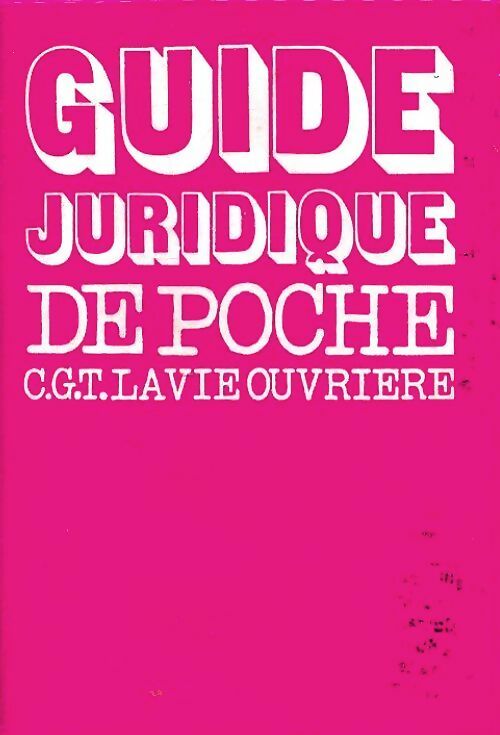 Livrenpoche : Guide juridique de poche 1974 - Collectif - Livre