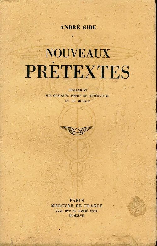 Livrenpoche : Nouveaux prétextes - André Gide - Livre