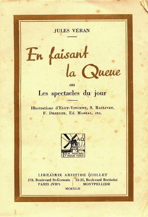 Livrenpoche : En faisant la queue - Jules Véran - Livre
